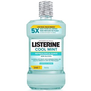 Antisséptico Bucal Listerine Cool Mint Suave Sem Álcool 1L