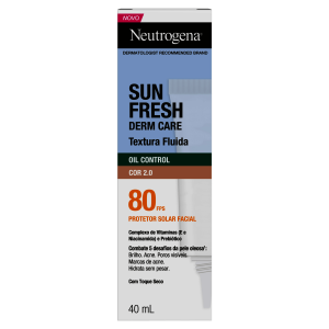 Protetor Solar Neutrogena Sun Fresh FPS80 Cor 2 40mL
