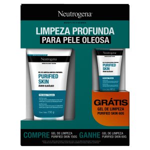 Kit Gel de Limpeza Neutrogena Purified Skin 150g + 60g