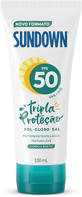 Protetor Solar Sundown Suave com Tripla Proteção FPS50 100mL