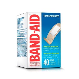 Curativos Band-Aid Transparente 40 Unidades