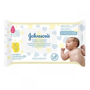 Lenço Umedecido Johnson S Baby Recém-Nascido 48 Unidades