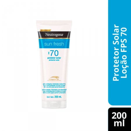 Protetor Solar FPS70 Neutrogena Sun Fresh 200mL