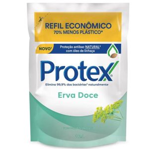 Sabonete Antibacteriano Protex erva-doce, refil, líquido, 1 unidade com 200mL