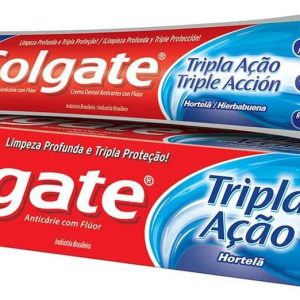 Creme Dental Hortelã Colgate Tripla Ação Caixa 90G