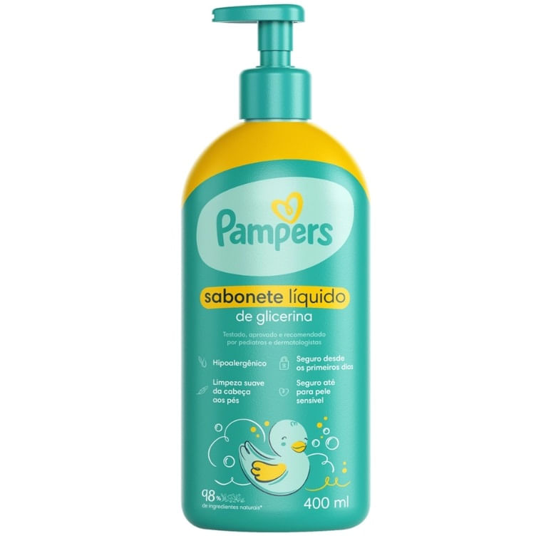 Sabonete Líquido Pampers Glicerina 400mL