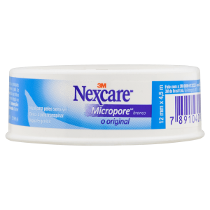 Fita Microporosa 12mm X 4.5m Branca Nexcare