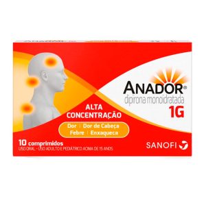 Anador 1g Comprimido - Caixa com 10 Comprimidos