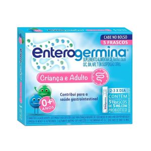 Probiótico Enterogermina Plus 5 Frascos de 5mL