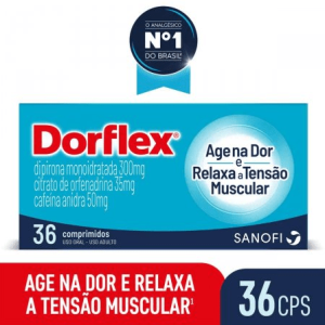 Dorflex 50 + 300 + 35mg - 36 Comprimidos Simples