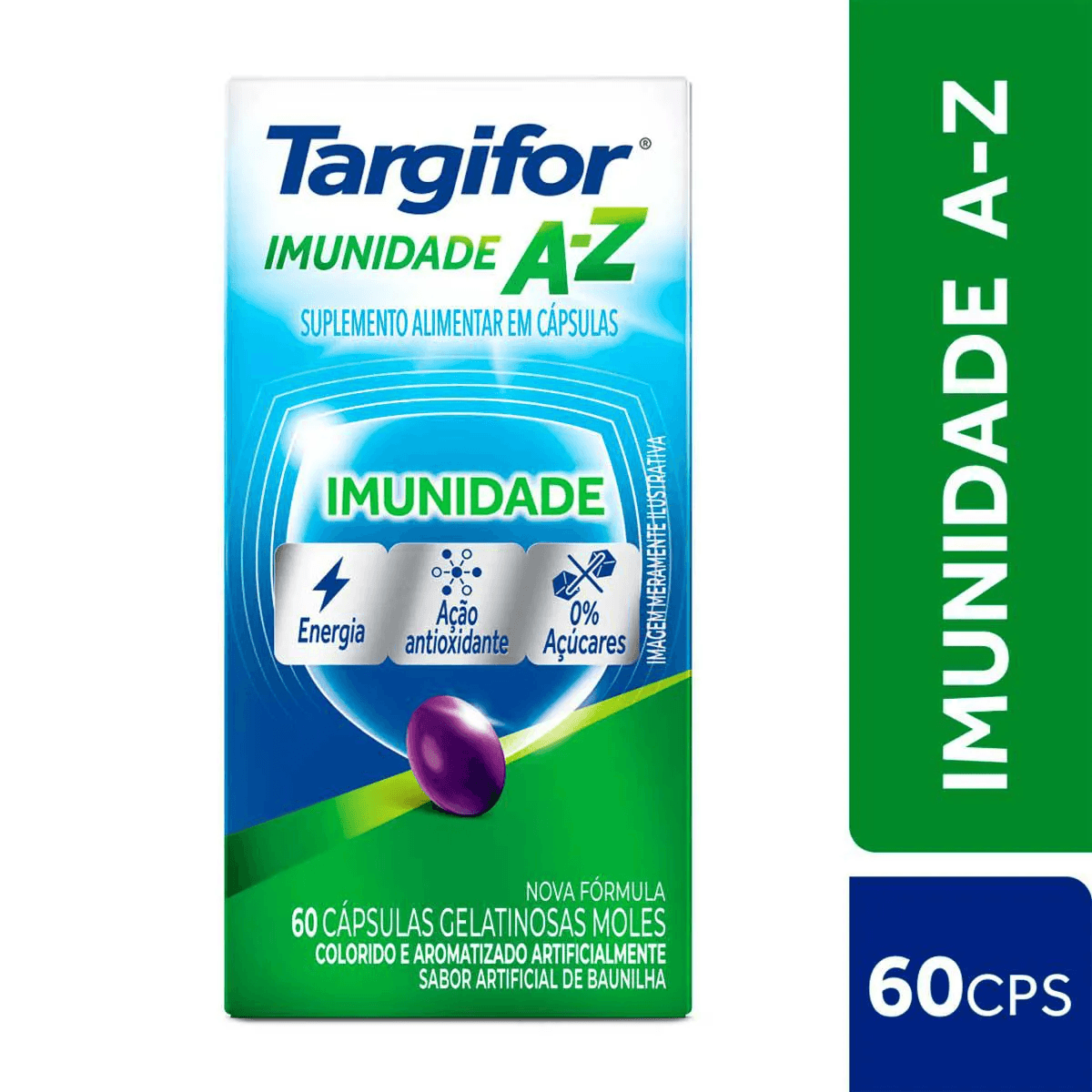 Targifor Imunidade A-Z com 60 Cápsulas