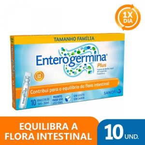 Probiótico Enterogermina Plus 10 Frascos com 5mL