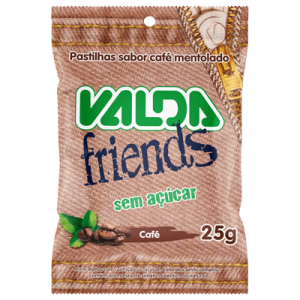 Pastilhas Valda Friends Café Sem Açúcar 25g