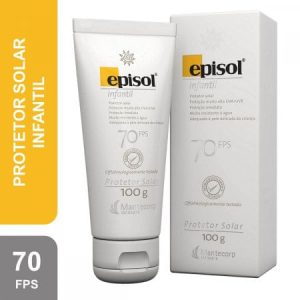 Protetor Solar FPS70 Episol Infantil 100G