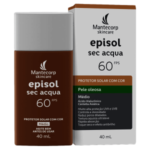 Protetor Solar FPS60 Episol Sec Acqua Médio 40mL