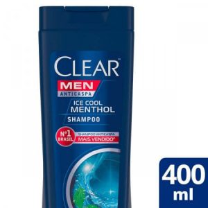 Shampoo Anticaspa Clear Men Ice Cool Menthol 400mL