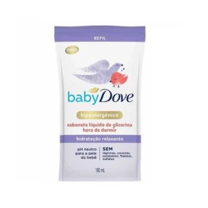 Sabonete Líquido Refil Baby Dove Hora de Dormir Hidratação Relaxante 180mL