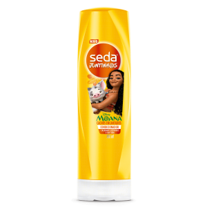 Condicionador Infantil Moana Seda Juntinhos Cachos Encantados Frasco 300mL