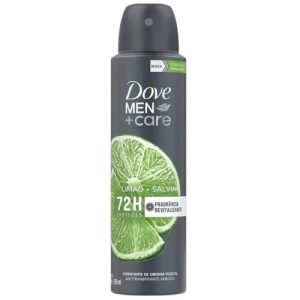 Desodorante Antitranspirante Masculino Dove Men + Care Limão + Sálvia aerossol, 1 unidade com 150mL
