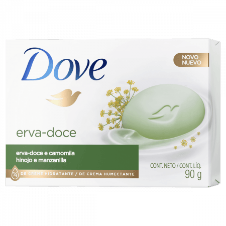 Sabonete Barra Erva-Doce E Camomila Dove Caixa 90G
