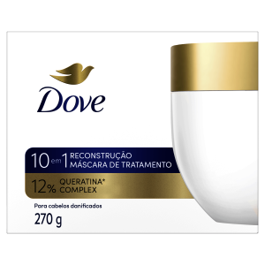 Máscara de Tratamento Dove Reconstrução 10 em 1 Caixa 270g