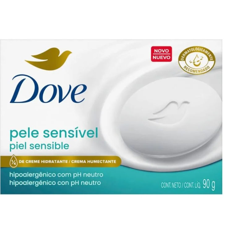 Sabonete em Barra Dove Pele Sensível 90g