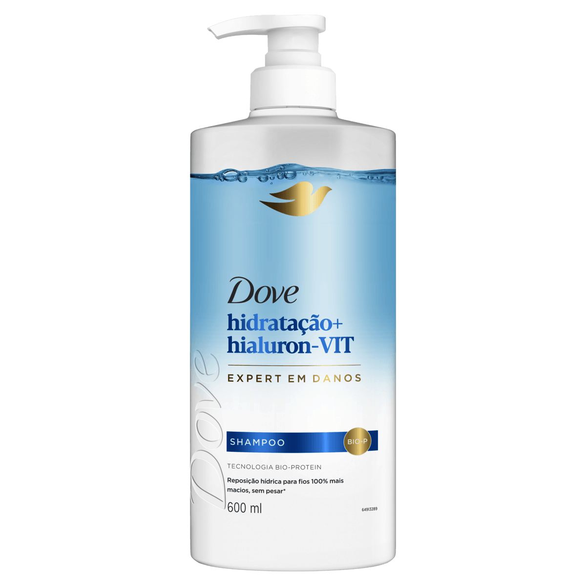 Shampoo Dove Hidratação + Hialuron-VIT 600mL