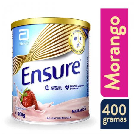 Ensure Sabor Morango Lata 400g