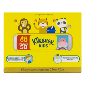 Lenço de Papel Kleenex Dia a Dia 60 unidades