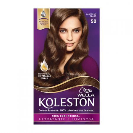 Tintura Creme Koleston 50 Castanho Claro 1 Unidade
