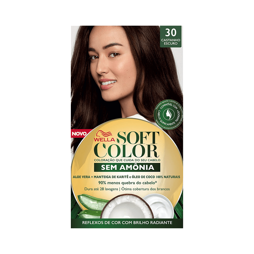 Tintura Soft Color N°30 Castanho Escuro