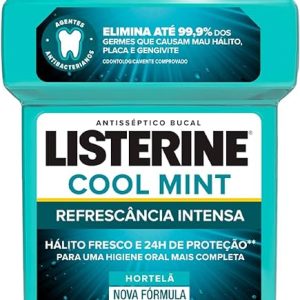 Enxaguante Antisséptico Bucal Listerine Cool Mint Frasco com 250mL