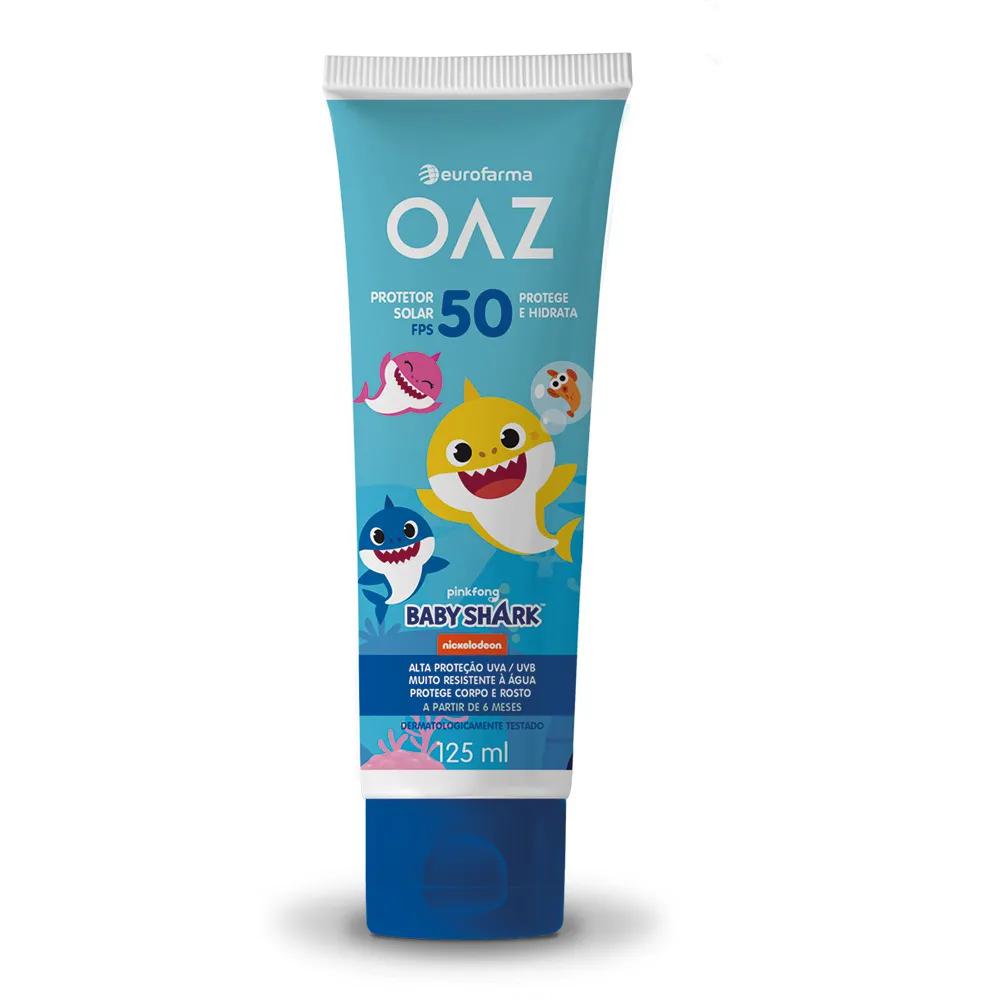 Protetor Solar FPS50 Baby Shark Oaz 125mL