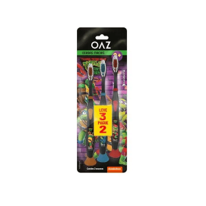 Escova Dental Oaz Tartarujas Ninjas Leve 3 Pague 2