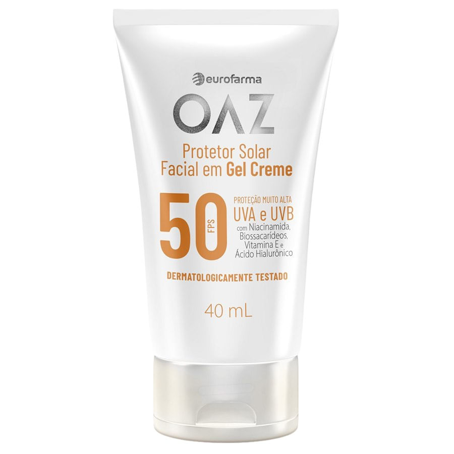 Protetor Solar Facial FPS50 OAZ 40g