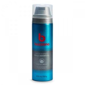 Espuma de Barbear Bozzano pele sensível 190g