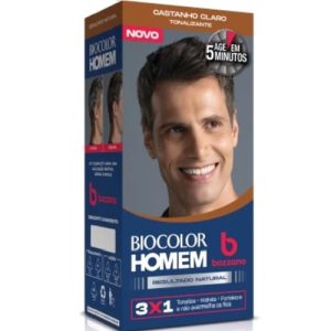 Tonalizante Biocolor Bozzano Homem Castanho Claro