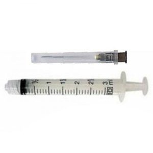 Seringa Descartável BD Solomed com Agulha para insulina 3mL 25mm x 7mm 1 Unidade