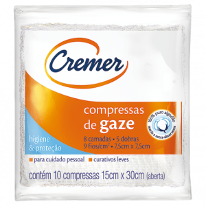 Compressa de Gaze 10Unid Cremer Max