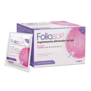 FoliaSop 2g + 400mcg + 250mcg + 2UI + 1.9mg + 2.4mcg Granulado - 30 Sachês com 4g