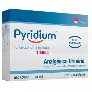 Pyridium 100mg Caixa com 25 Comprimidos