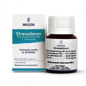 Stressdoron 61.72mg + 61.72mg + 49.38mg + 12.34mg Comprimido - Caixa com 80 Comprimidos