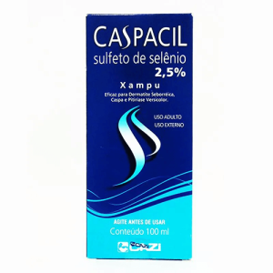 Caspacil 25mg/mL Shampoo - Frasco com 100 mL