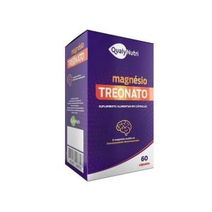 Magnésio Treonato Qualy Nutri 500mg Caixa com 60 Cápsulas