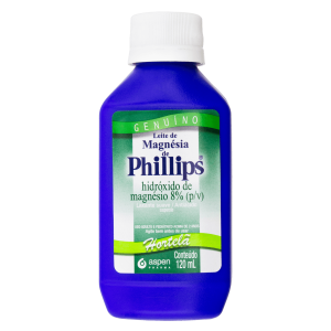 Phillips Leite de Magnésia Sabor Hortelã Suspensão Oral 120mL