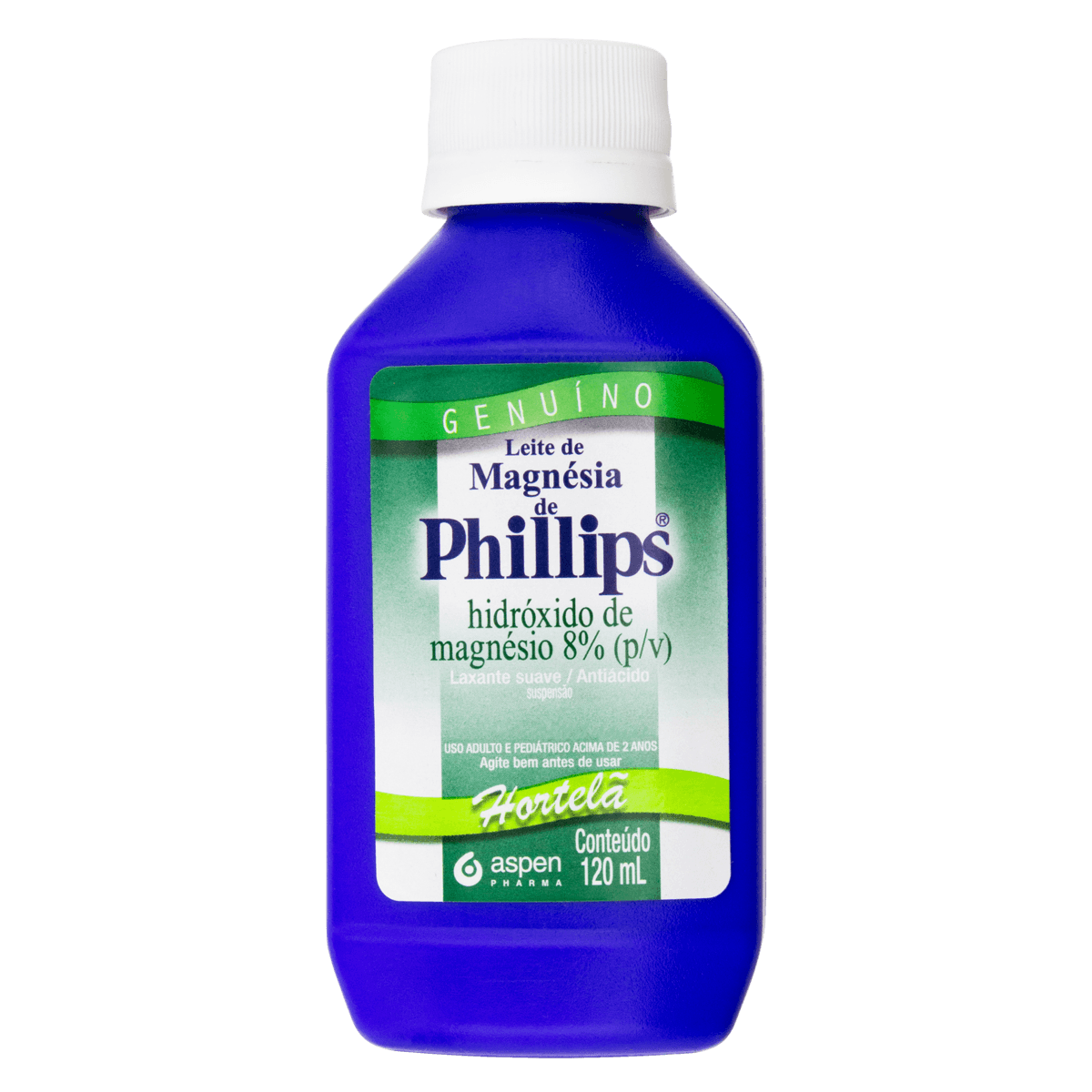 Phillips Leite de Magnésia Sabor Hortelã Suspensão Oral 120mL