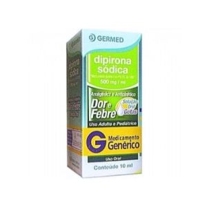 Dipirona 500mg/mL Solução Oral (gotas) Frasco com 10mL