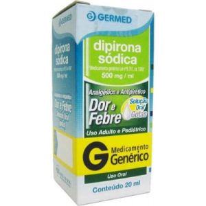 Dipirona 500mg/mL Solução Oral (gotas) Frasco com 20mL
