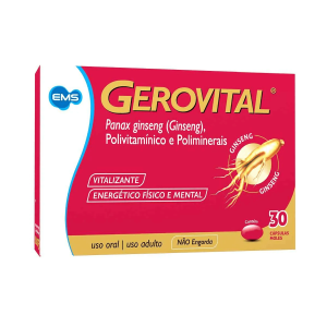 Gerovital  Cápsula Mole - Caixa com 30 Cápsulas
