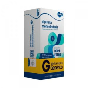 Dipirona 1g Caixa com 20 Comprimidos